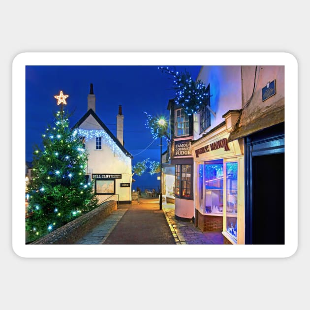 Lyme Regis Christmas Illuminations Sticker by galpinimages